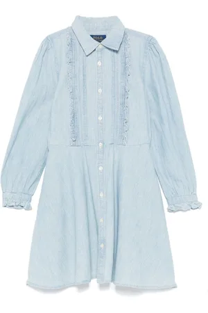 Ralph Lauren Vestido corto de chambray