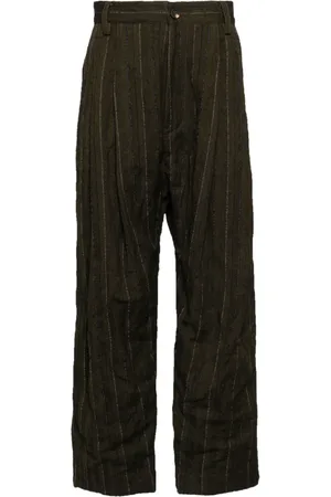 ZIGGY CHEN Pantalones con rayas estampadas