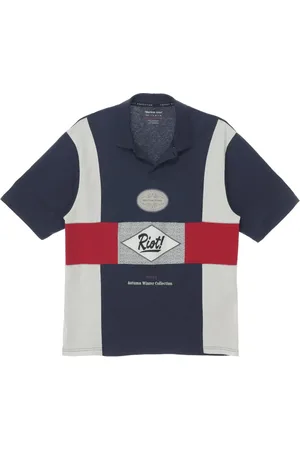 MARTINE ROSE Playera tipo polo oversize