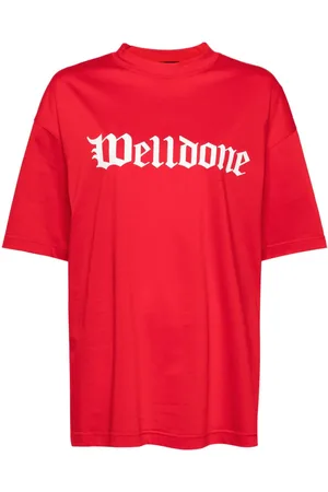 We11 Done Playera con logo gótico