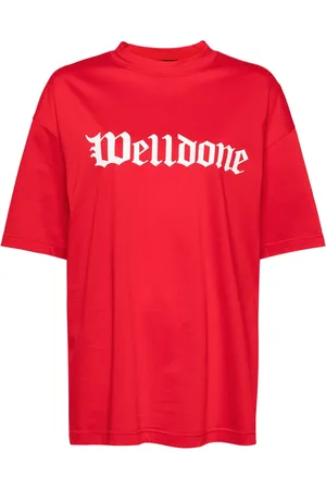 We11 Done Playera con logo gótico