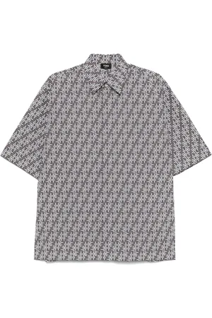 Fendi Camisa FF Labyrinth