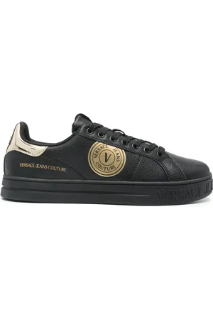 VERSACE Tenis con logo estampado