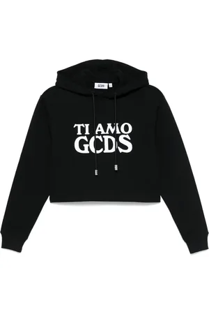 GCDS Hoodie corta Ti Amo