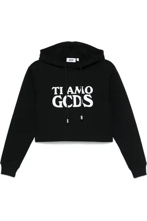GCDS Hoodie corta Ti Amo