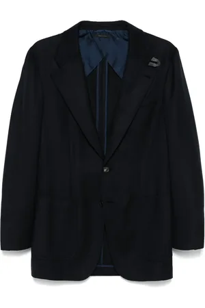 BRIONI Blazer con motivo de espiga