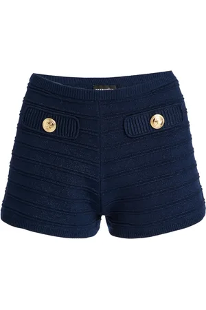 Retrofete Shorts tejidos de canalé Sandra