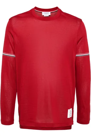 Thom Browne Playera con motivo de rayas