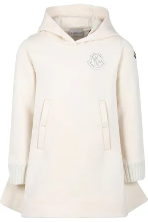 Moncler Vestido con capucha y logo de cristal