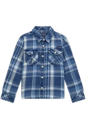 Guess Camisa con cuadros estampados