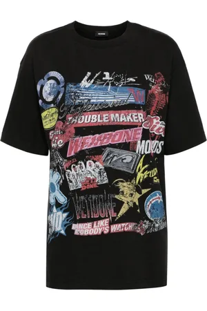 We11 Done Playera con collage