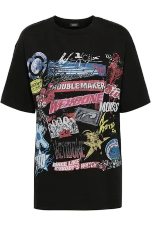 We11 Done Playera con collage