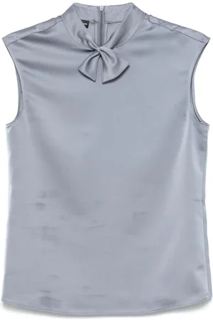 Emporio Armani Blusa con moño en el cuello