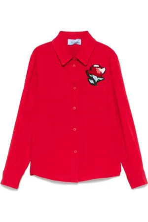 Mimisol Camisa con aplique floral
