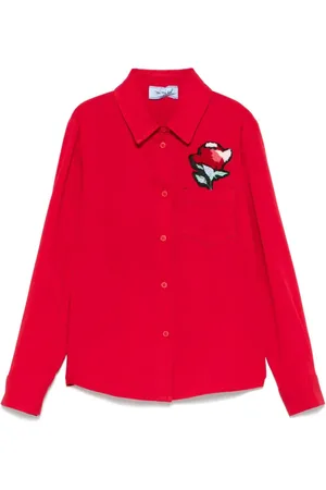 Mimisol Camisa con aplique floral