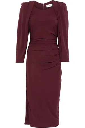 Elisabetta Franchi Vestido midi con cierre lateral