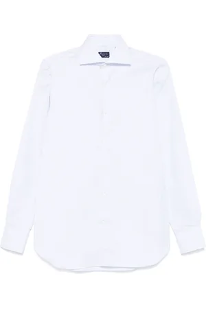 Finamore Camisa con rayas estampadas