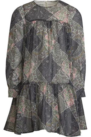 Etro Vestido con estampado de cachemira
