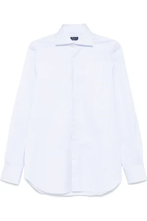 Finamore Camisa con rayas estampadas