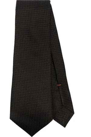 Ermenegildo Zegna Corbata con motivo en jacquard