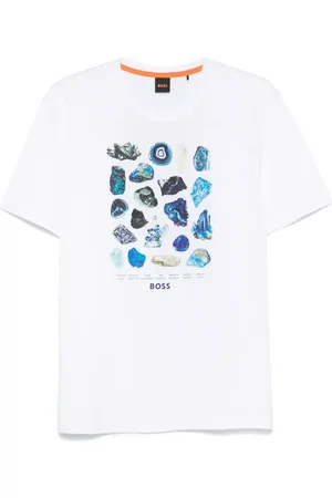 HUGO BOSS Playera con estampado gráfico