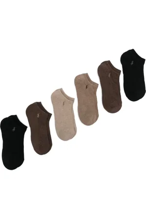Ralph Lauren Pack de seis pares de calcetines con logo bordado