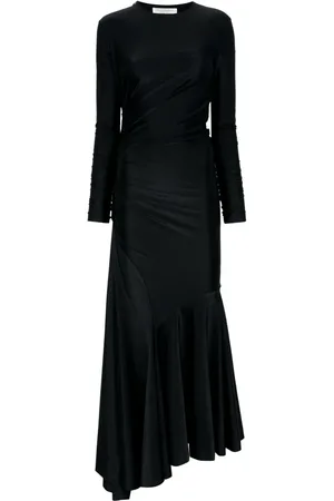 Serafini Vestido midi asimétrico