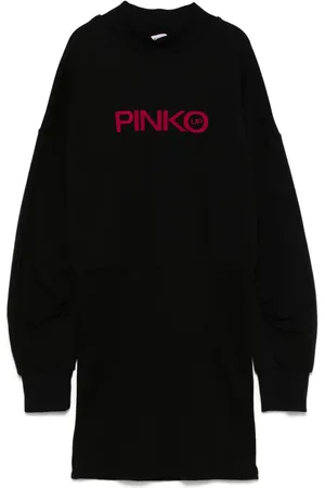 Pinko Vestido con logo afelpado