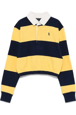 Ralph Lauren Playera tipo polo con rayas estampadas