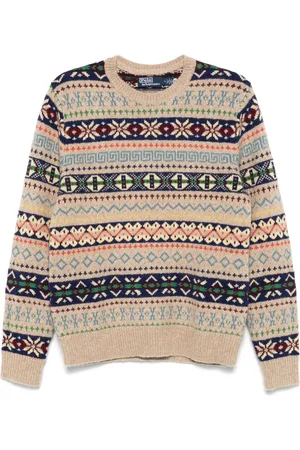 Ralph Lauren Suéter de tejido fair isle