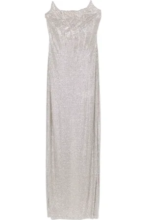 GIUSEPPE DI MORABITO Vestido de fiesta estilo bustier con detalles de cristal
