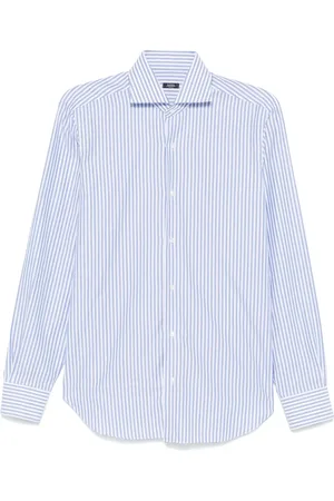 BARBA Camisa con rayas estampadas