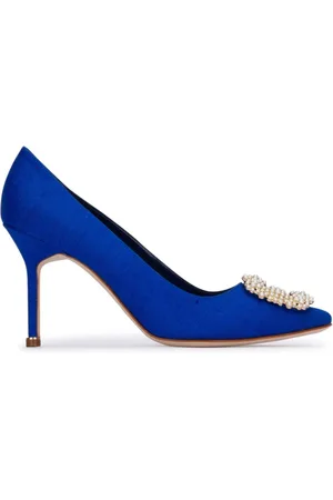Manolo Blahnik Zapatillas Hangisi con tacón de 105mm