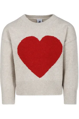 Petit Bateau Suéter con motivo de corazón