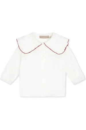 LA STUPENDERIA Camisa con volantes en el cuello