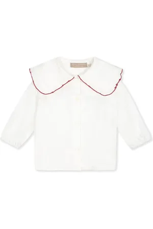 LA STUPENDERIA Camisa con volantes en el cuello