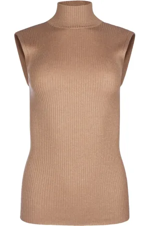 Brunello Cucinelli Top tejido de canalé