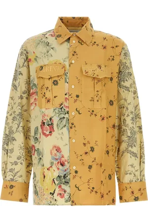 Marine Serre Camisa con estampado floral