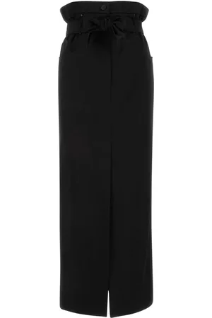 Max Mara Falda con detalle de botones y cinturón