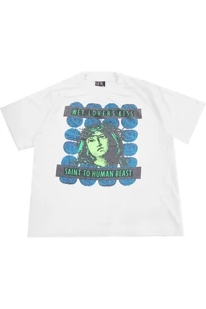 SAINT MXXXXXX Playera con estampado gráfico