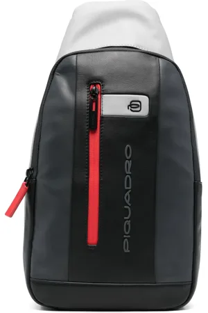 Piquadro Mochila con logo en relieve