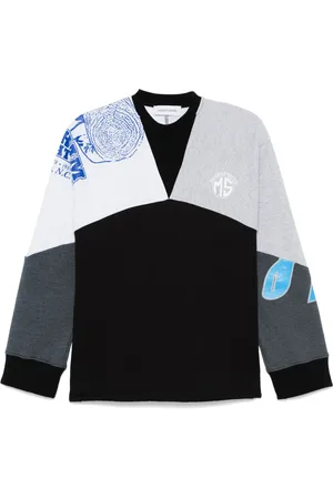 Marine Serre Sudadera con estampado gráfico