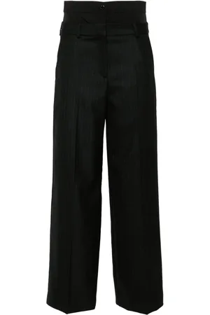 Sandro Pantalones con rayas diplomáticas estampadas