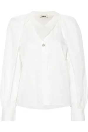 Sandro Camisa con detalle plisado