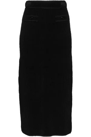 Sandro Falda midi con efecto gofrado
