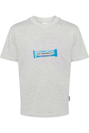 Ground Zero Playera con logo estampado