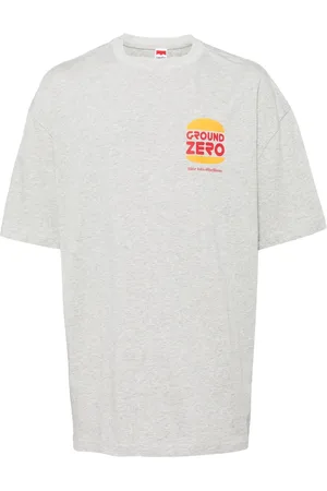 Ground Zero Playera con logo estampado
