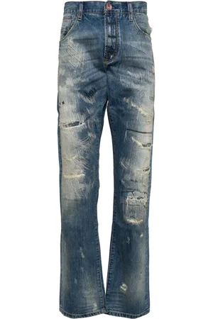 PRIVATE STOCK Jeans con efecto desgastado