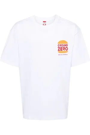 Ground Zero Playera con logo estampado