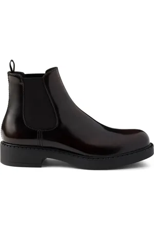 Prada Botas chelsea con acabado cepillado